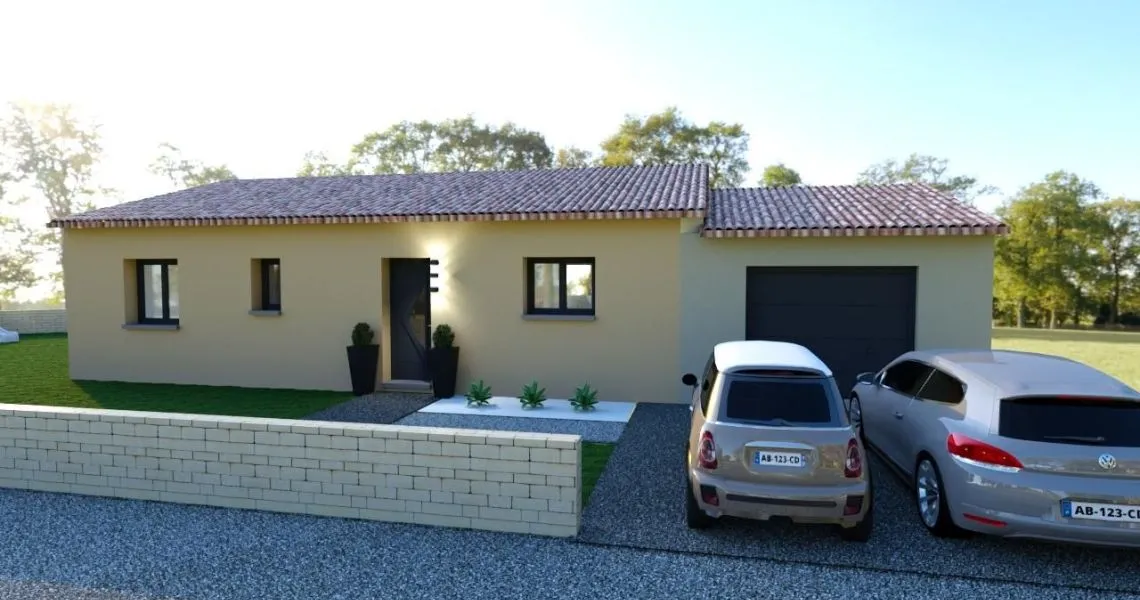 image Projet de construction d'une maison 85 m² avec terrain à AVIGNON (84)