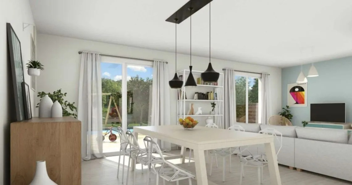 image Projet de construction d'une maison 91 m² avec terrain à SAINT-BENEZET (30)