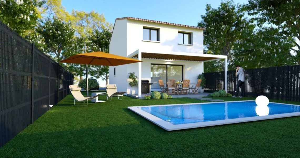 image Projet de construction d'une maison 85 m² avec terrain à SAINT-MATHIEU-DE-TREVIERS (34)