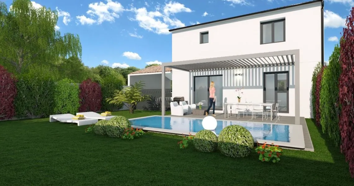 image Projet de construction d'une maison 99 m² avec terrain à LORIOL-DU-COMTAT (84)