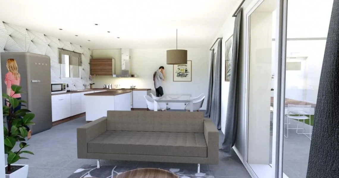 image Projet de construction d'une maison 85 m² avec terrain à LA PALME (11)