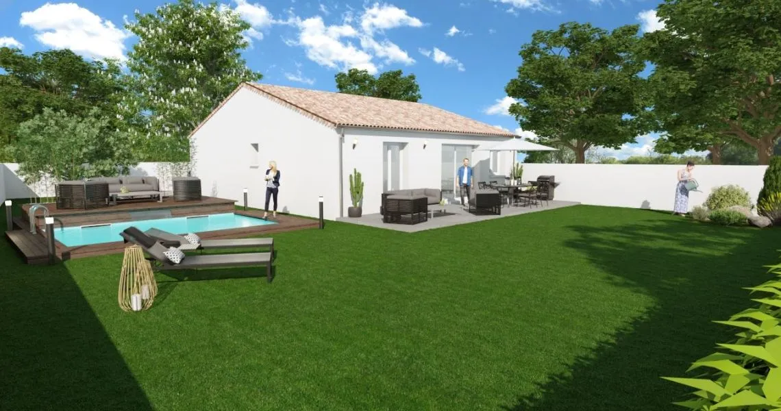 image Projet de construction d'une maison 75 m² avec terrain à BAGNOLS-SUR-CEZE (30)