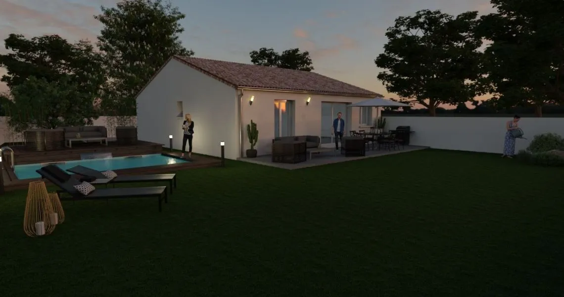 image Projet de construction d'une maison 75 m² avec terrain à BAGNOLS-SUR-CEZE (30)