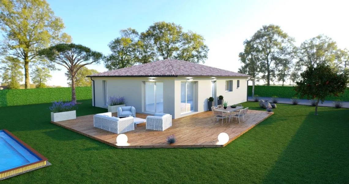 image Projet de construction d'une maison 75 m² avec terrain à COURTHEZON (84)