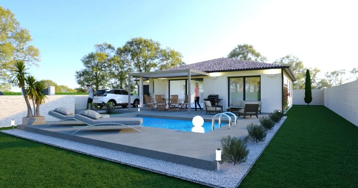 image Projet de construction d'une maison 90 m² avec terrain à LORIOL-DU-COMTAT (84)