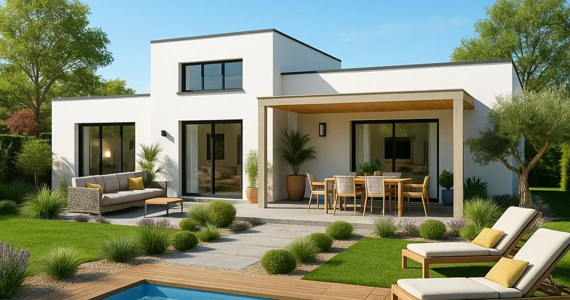image Projet de construction d'une maison 90 m² avec terrain à FONTANES (30)