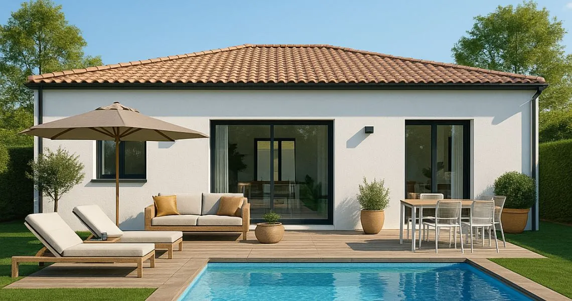 image Projet de construction d'une maison 80 m² avec terrain à GIGNAC (34)