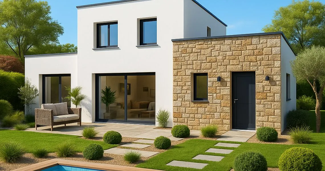 image Projet de construction d'une maison 90 m² avec terrain à FONTANES (30)