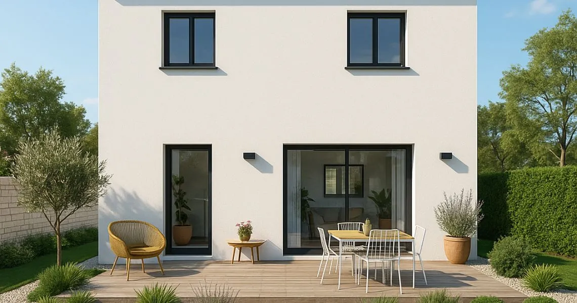 image Projet de construction d'une maison 85 m² avec terrain à SAINT-MATHIEU-DE-TREVIERS (34)