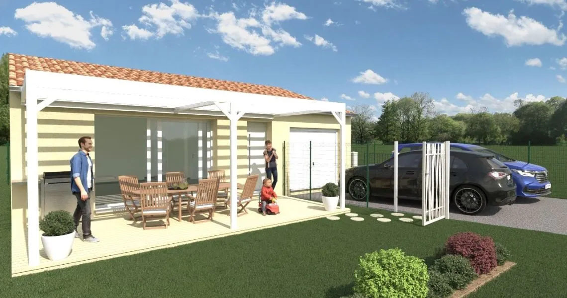 image Projet de construction d'une maison 60 m² avec terrain à ORANGE (84)