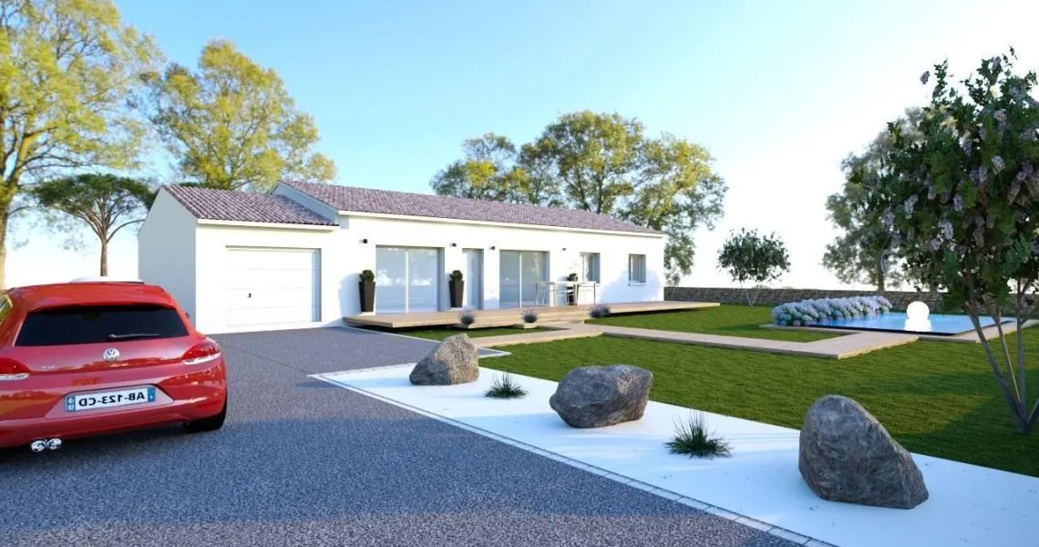 image Projet de construction d'une maison 90 m² avec terrain à FONTANES (30)