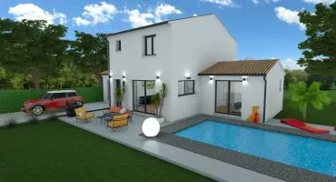 Projet de construction d'une maison 94 m² avec terrain à BAGES (11)