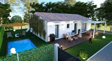Projet de construction d'une maison 91 m² avec terrain à BOUTENAC (11)