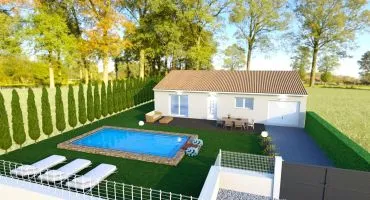Projet de construction d'une maison 90 m² avec terrain à VACQUEYRAS (84)