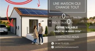 Projet de construction d'une maison 50 m² avec terrain à MONTIGNARGUES (30)