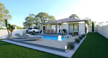 Projet de construction d'une maison 90 m² avec terrain à LANGLADE (30)