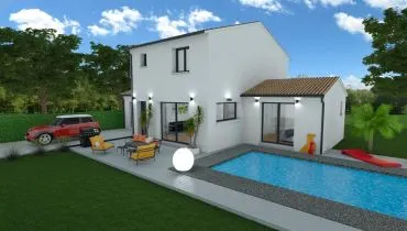 Projet de construction d'une maison 94 m² avec terrain à BAGES (11)