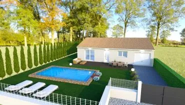 image tm Projet de construction d'une maison 90 m² avec terrain à VACQUEYRAS (84)