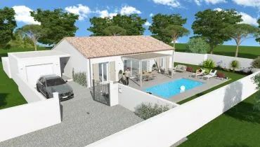 image tm Projet de construction d'une maison 75 m² avec terrain à GALARGUES (34)