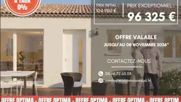 image tm Projet de construction d'une maison 62 m² avec terrain à LAUDUN-L'ARDOISE (30)