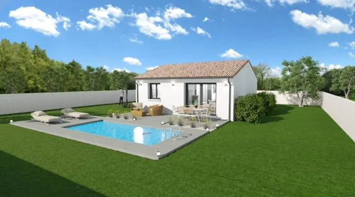 Projet de construction d'une maison 50 m² avec terrain à SAINT-LAURENT-DE-LA-SALANQUE (66)