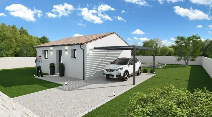 Projet de construction d'une maison 50 m² avec terrain à SAINT-LAURENT-DE-LA-SALANQUE (66)