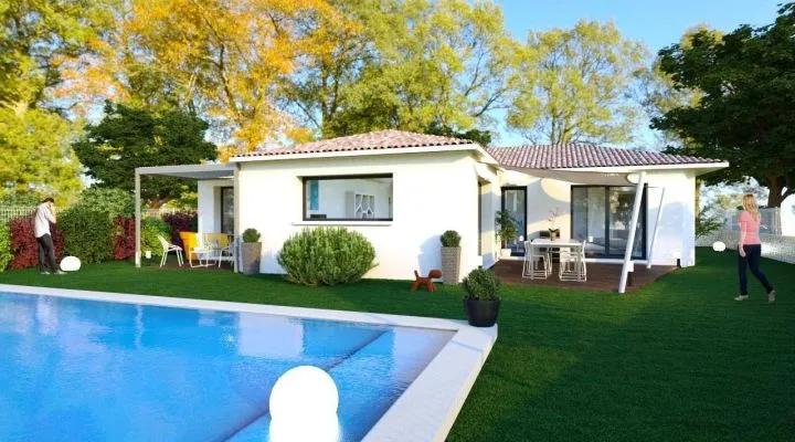 Projet de construction d'une maison 91 m² avec terrain à SAINT-BENEZET (30)