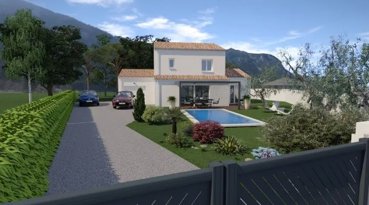 Projet de construction d'une maison 89 m² avec terrain à SAINTE-VALIERE (11)